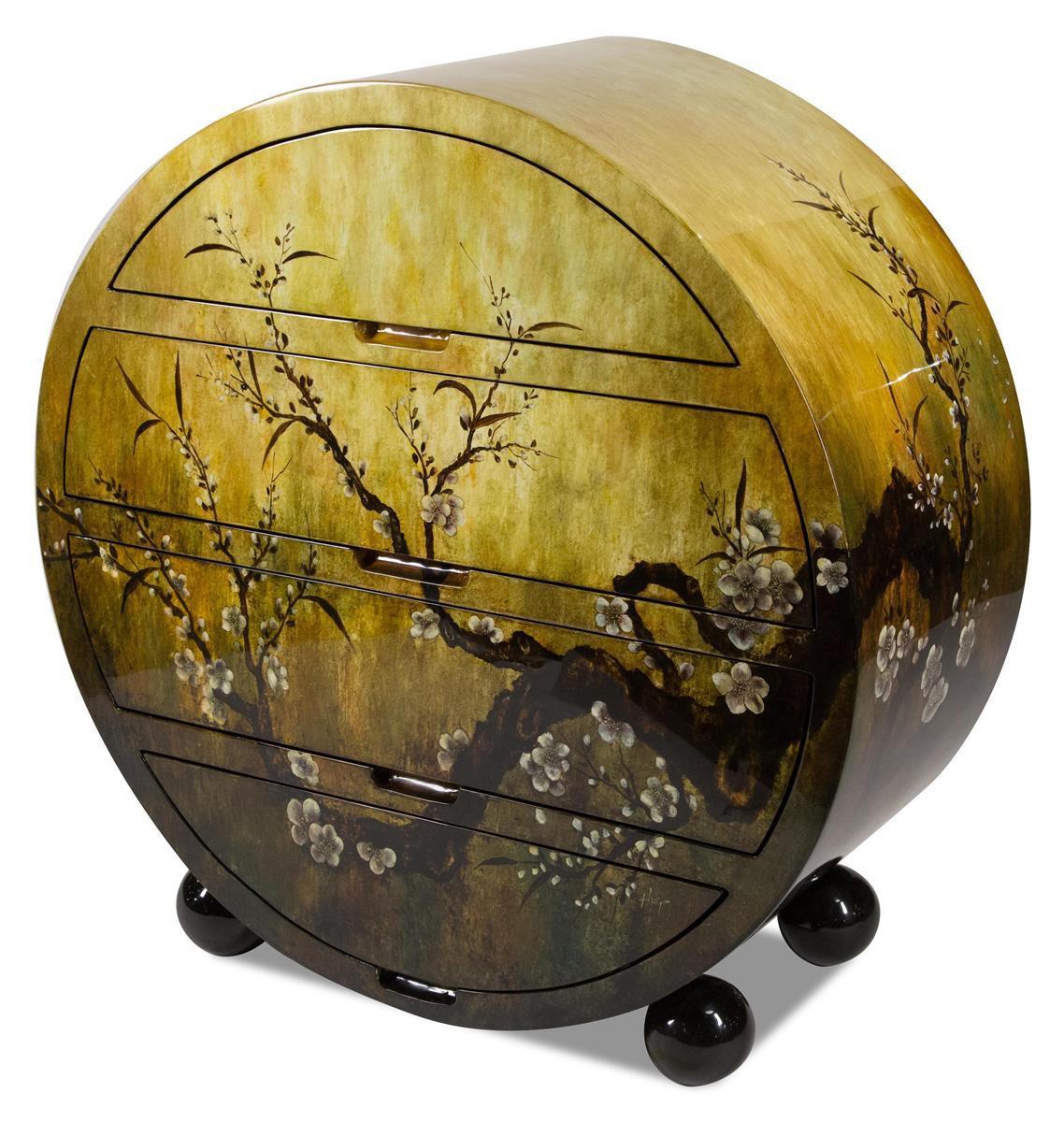 Illusions Round Chest - Luxury Home Furniture (MI)