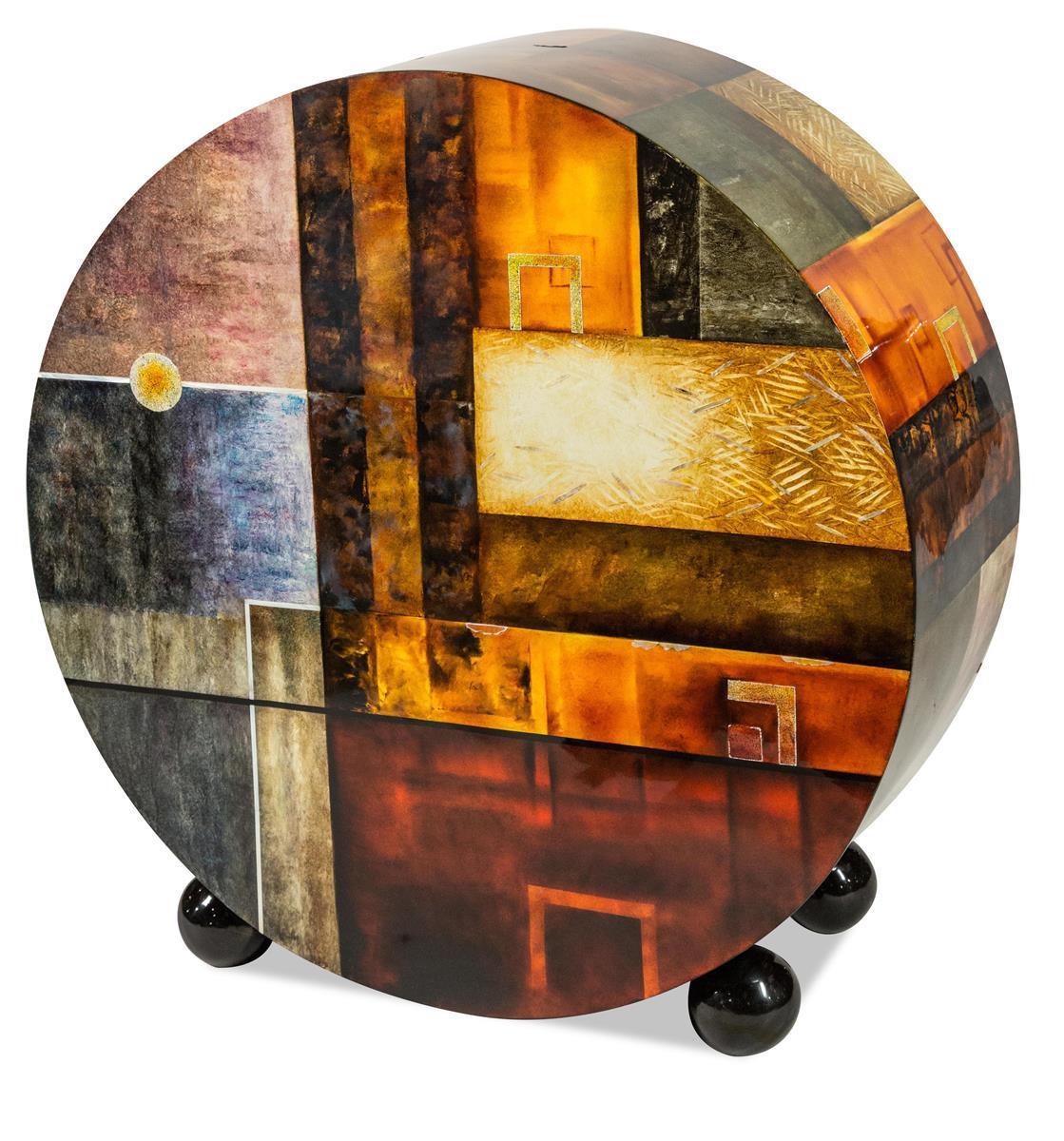 Illusions Round Chest - Luxury Home Furniture (MI)