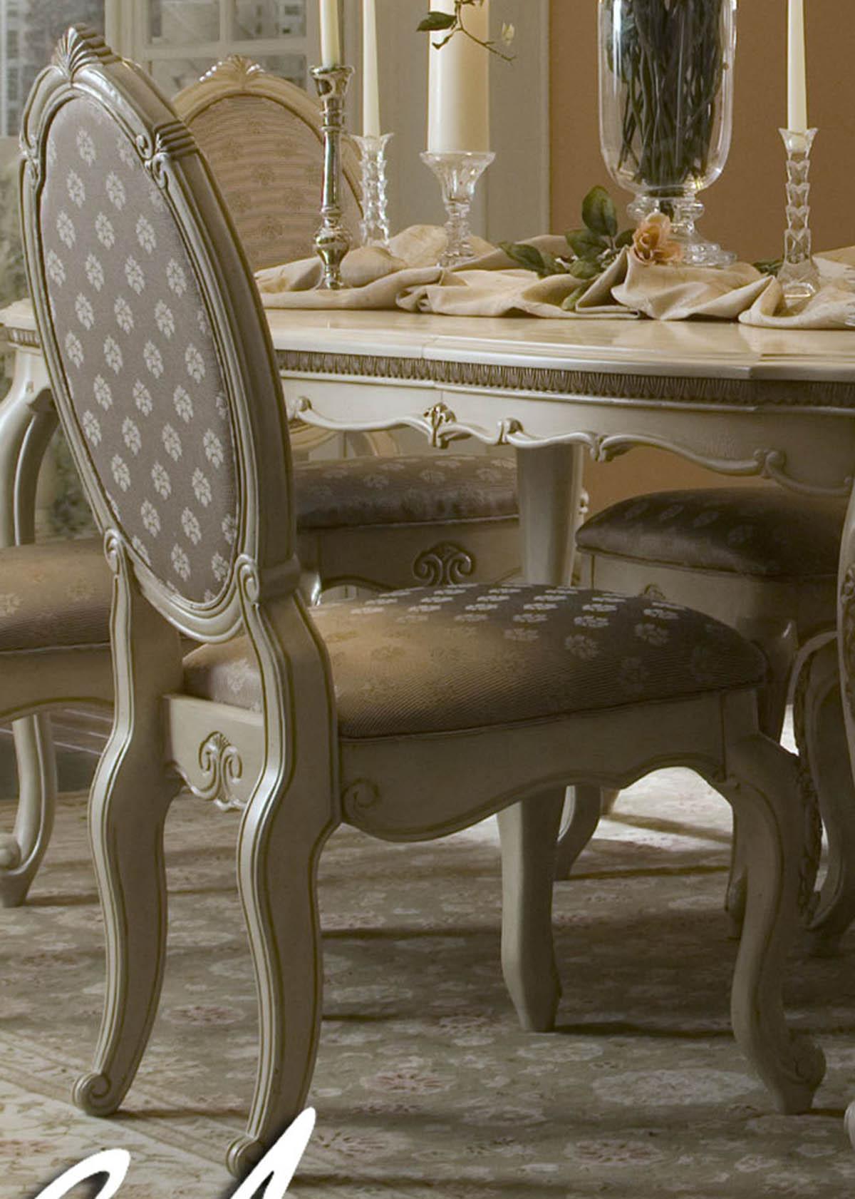 Lavelle Upholstered Side Chair in Blanc (Set of 2) - Luxury Home Furniture (MI)