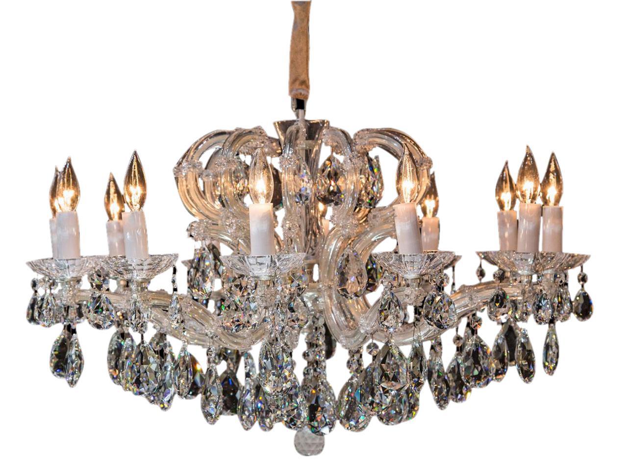 Lighting Alhambra 12 Light Chandelier in Clear and Silver