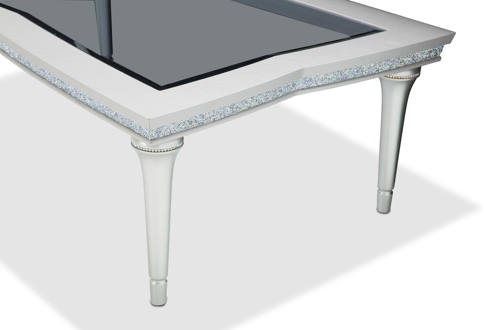 Melrose Plaza Rectangular Cocktail Table in Dove - Luxury Home Furniture (MI)