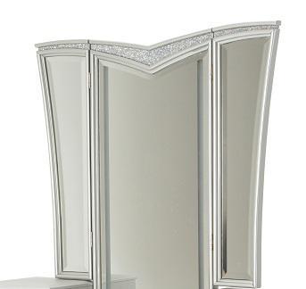 Melrose Plaza Vanity Mirror in Dove - Luxury Home Furniture (MI)