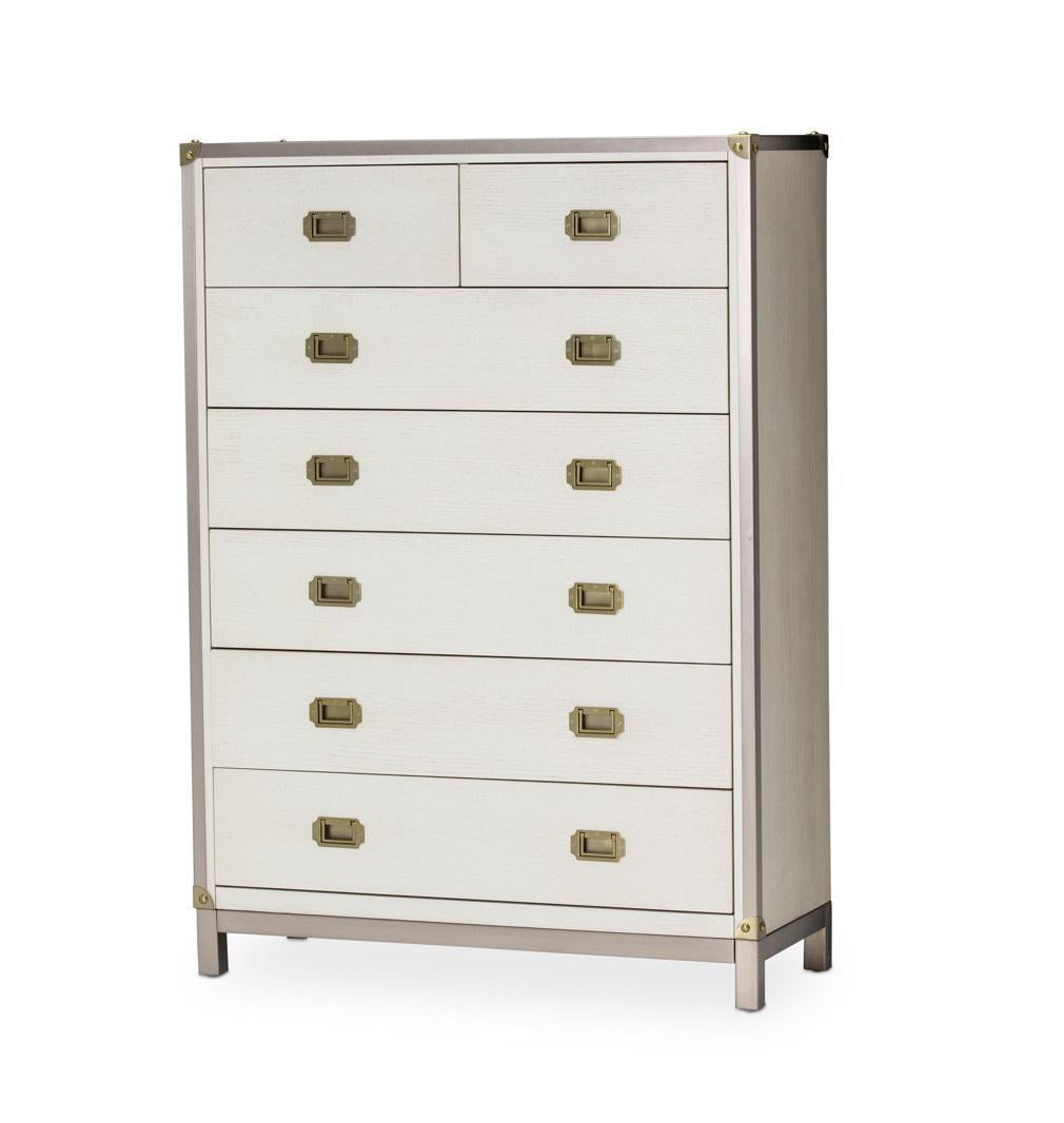 Menlo Station 7 Drawer Chest in Eucalyptus - Luxury Home Furniture (MI)
