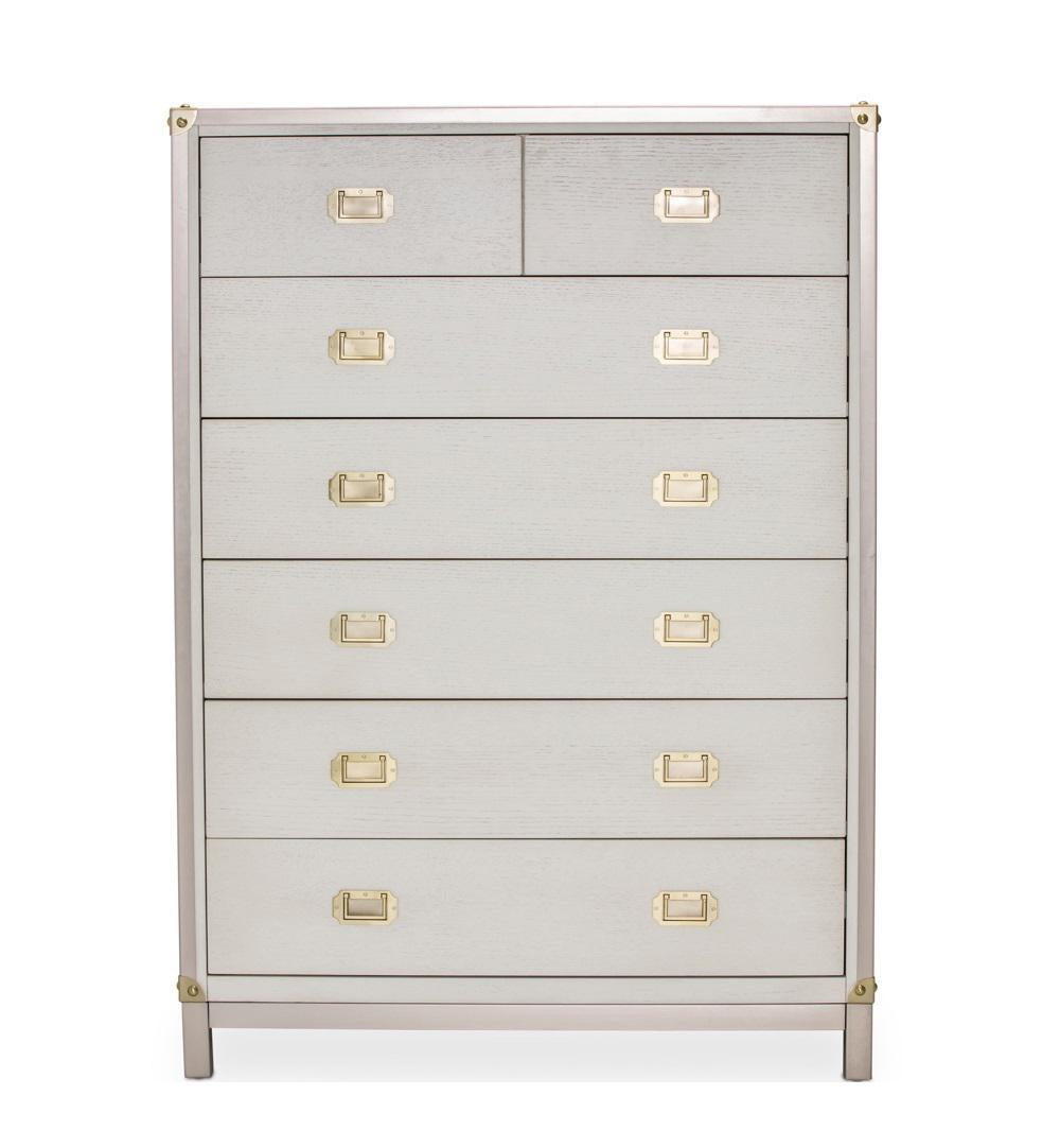 Menlo Station 7 Drawer Chest in Eucalyptus - Luxury Home Furniture (MI)