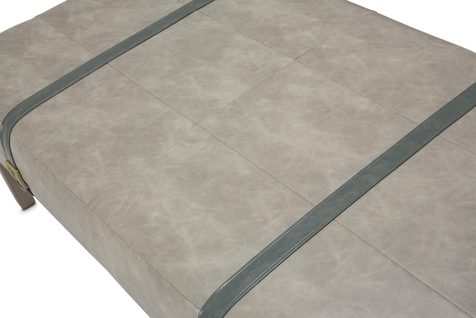 Menlo Station Rectangular Cocktail Ottoman in DoveGray - Luxury Home Furniture (MI)