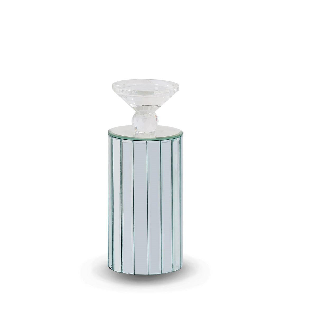 Montreal Barrel Mirrored Candle Holder, (6/pack) - Luxury Home Furniture (MI)