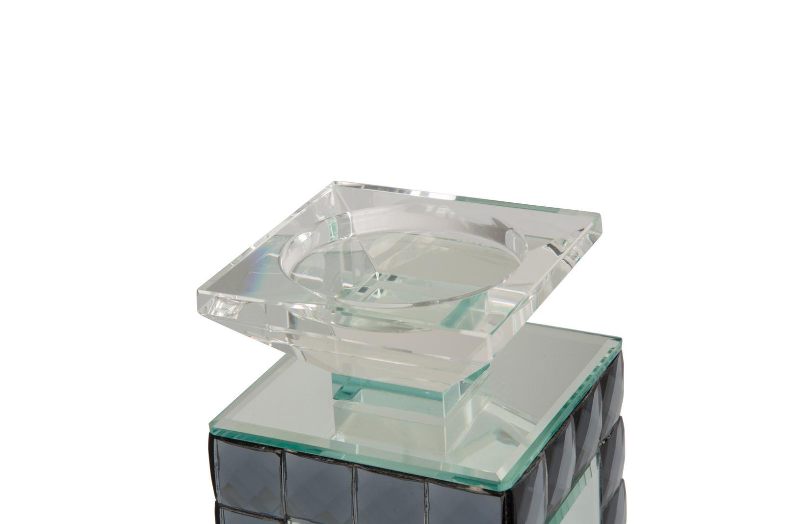 Montreal Mirrored Candle Holder, Medium (6/pack) - Luxury Home Furniture (MI)
