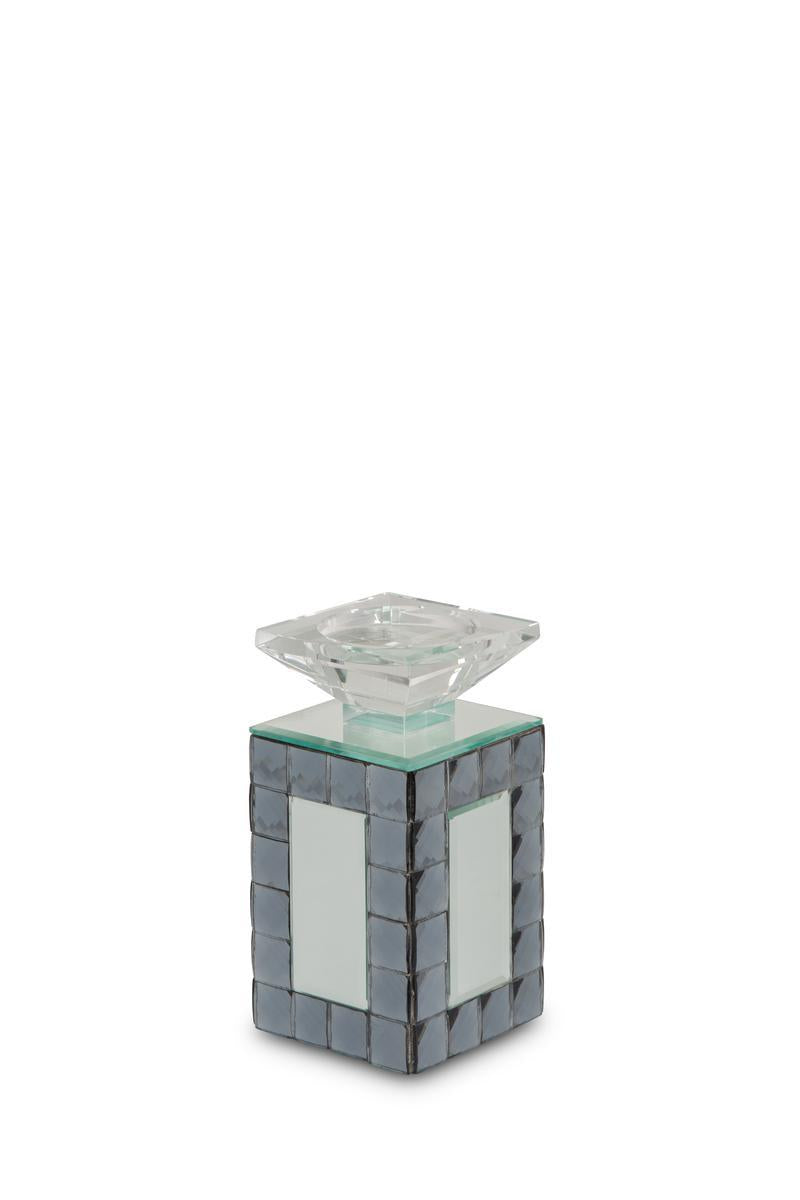 Montreal Mirrored Candle Holder, Small (6/pack) - Luxury Home Furniture (MI)