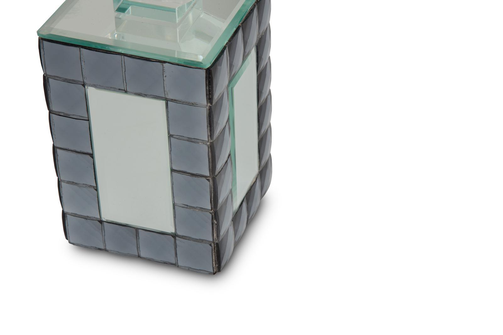 Montreal Mirrored Candle Holder, Small (6/pack) - Luxury Home Furniture (MI)