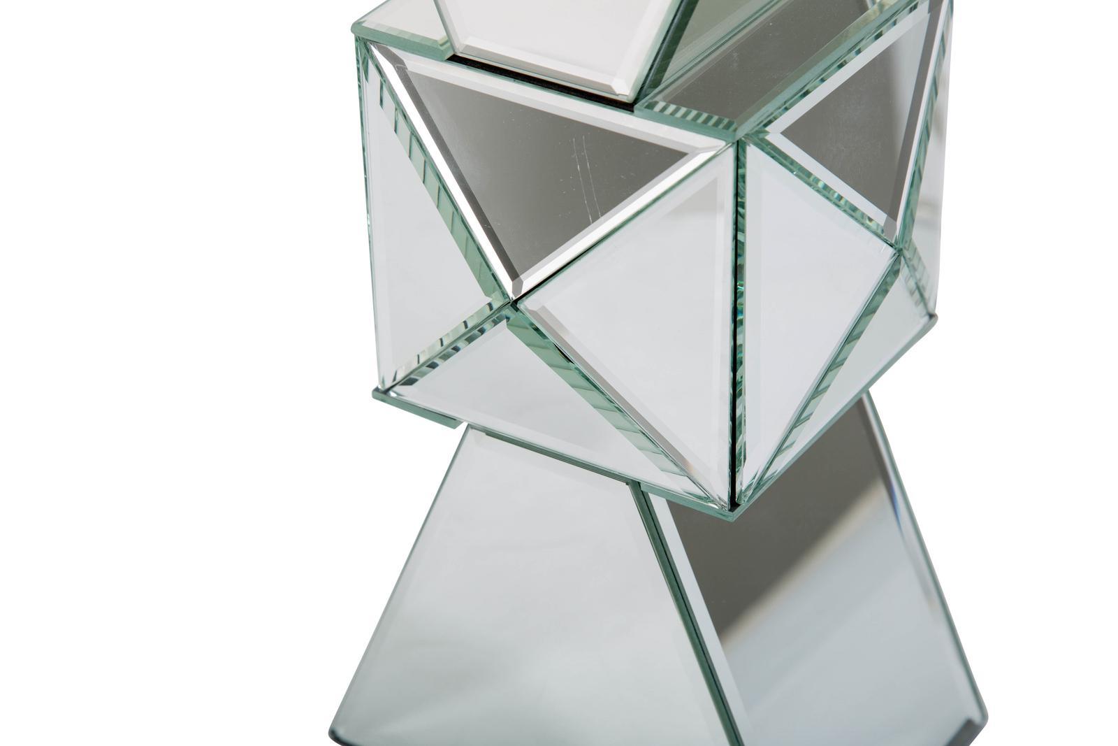Montreal Mirrored Table Lamp, (2/pack) - Luxury Home Furniture (MI)