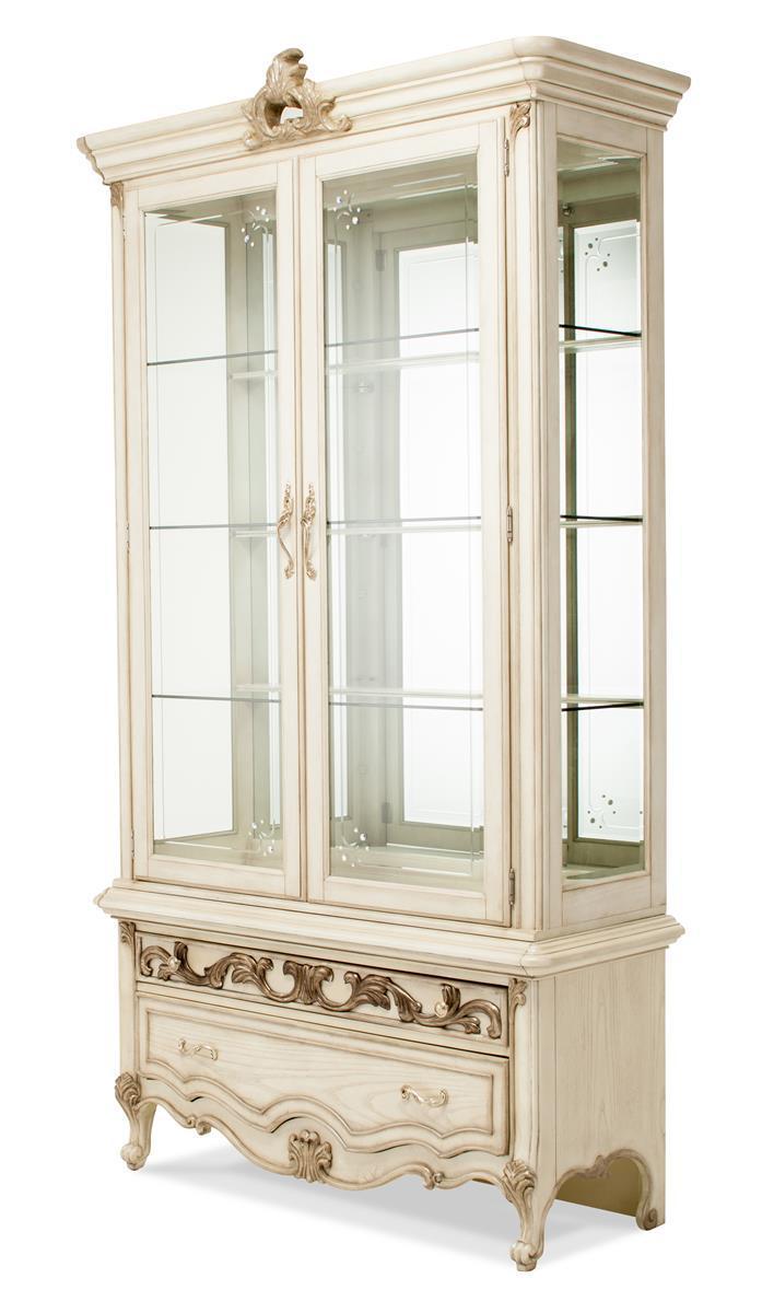 Platine de Royale Curio in Champagne 09505-201 - Luxury Home Furniture (MI)