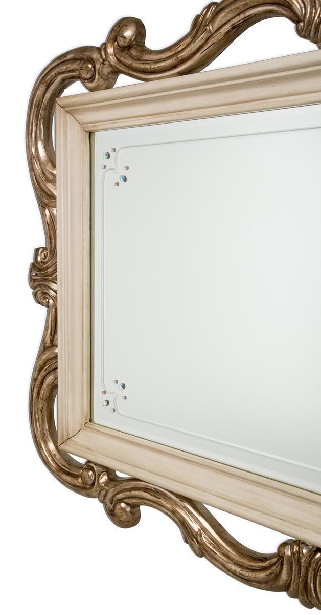 Platine de Royale Wall Mirror in Champagne - Luxury Home Furniture (MI)