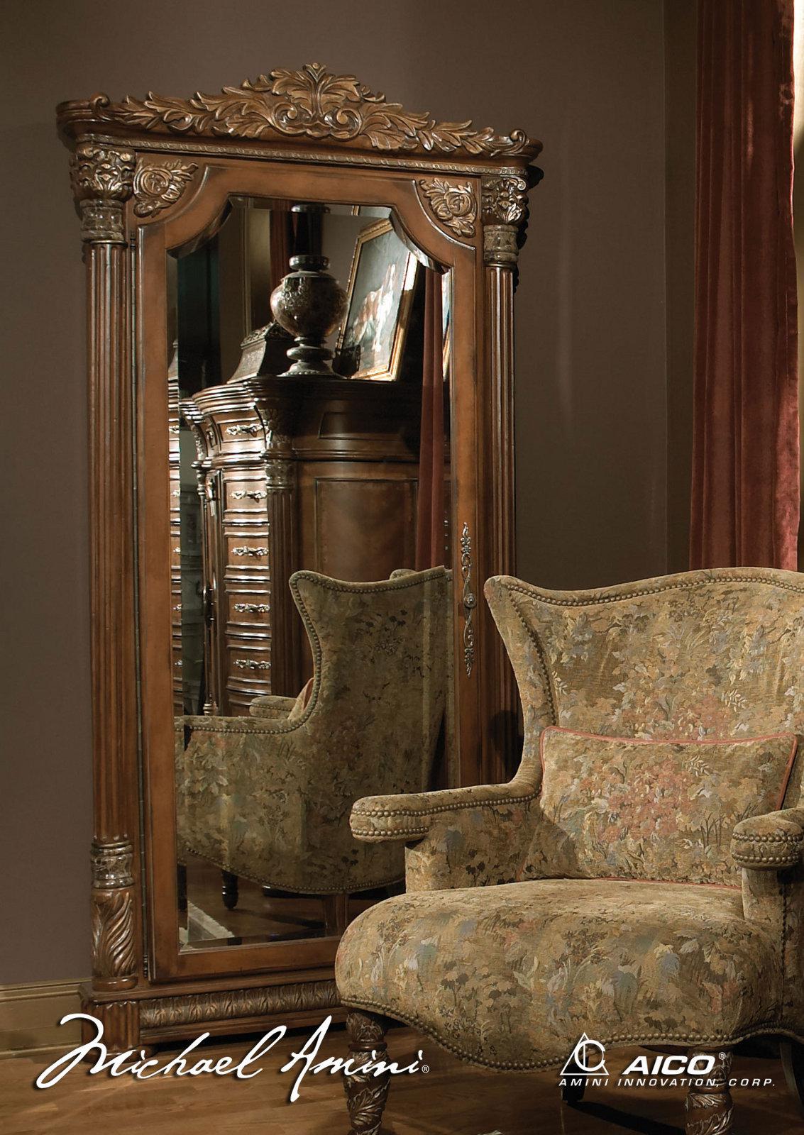 Villa Valencia Accent Wall Mirror in Chestnut - Luxury Home Furniture (MI)