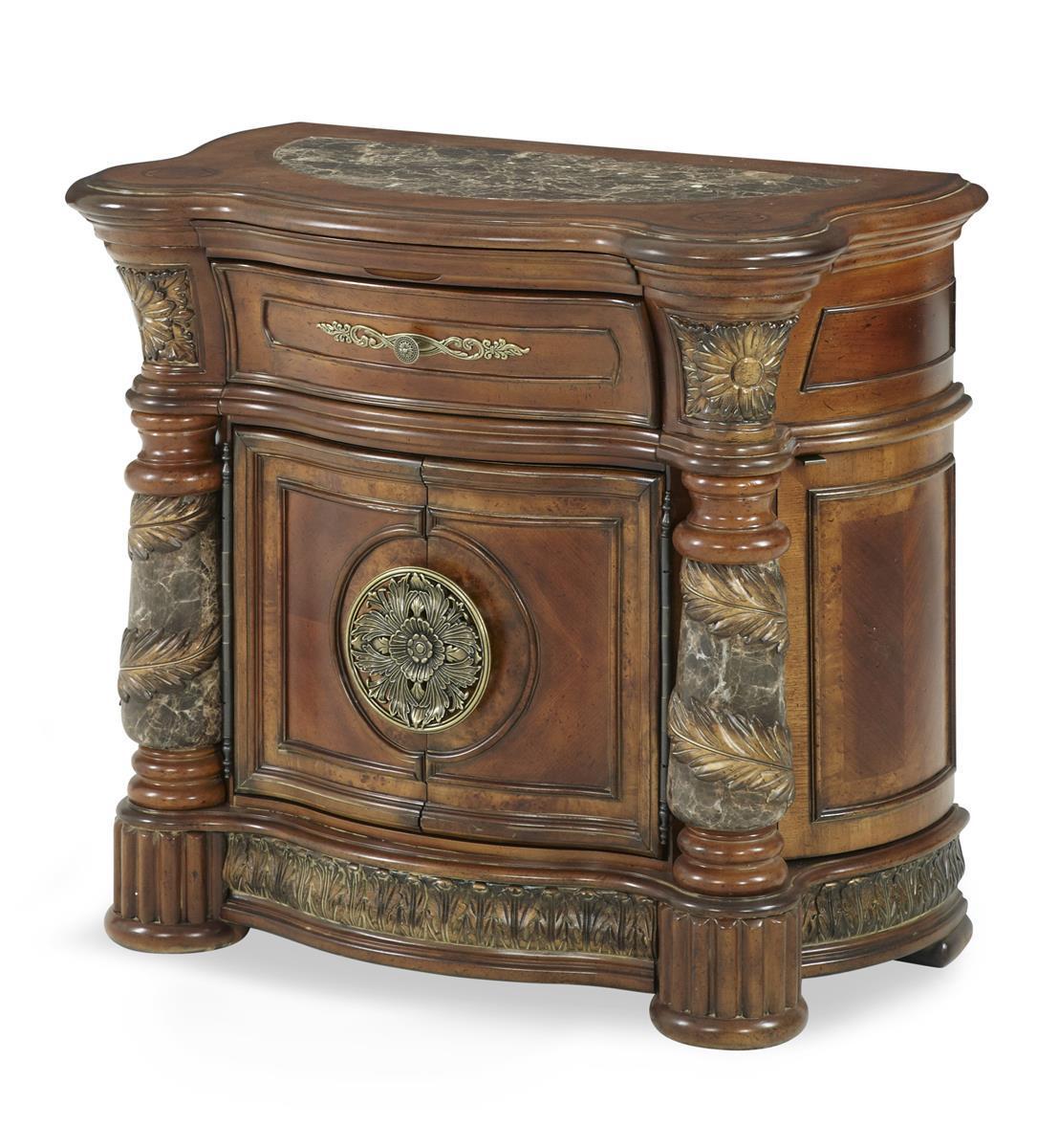Villa Valencia Bedside Chest in Chestnut - Luxury Home Furniture (MI)