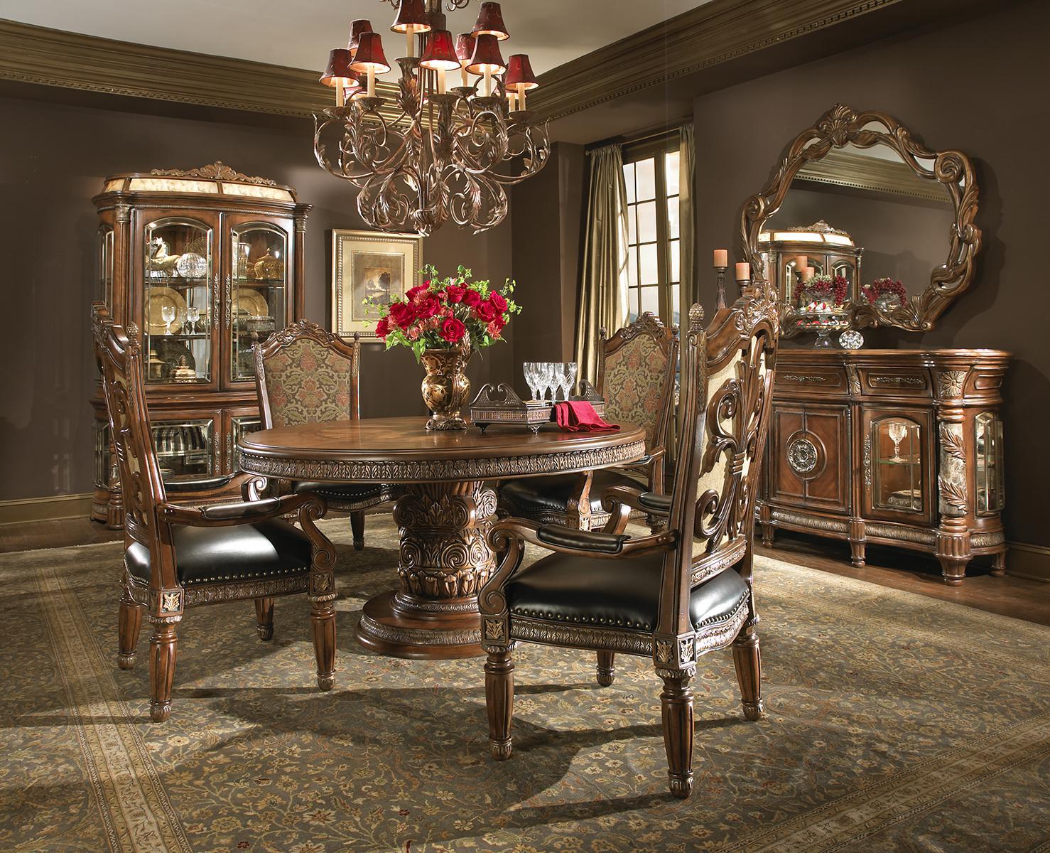 Villa Valencia Sideboard MIrrror in Classic Chestnut - Luxury Home Furniture (MI)