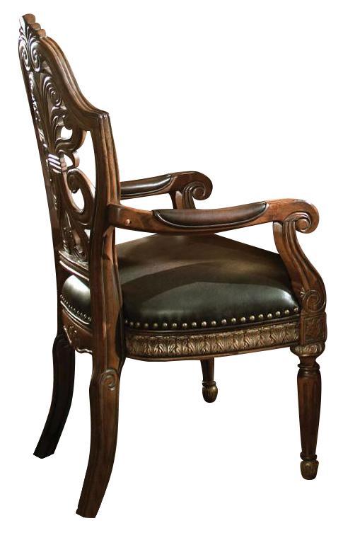 Villa Valencia Writing Desk Chair in Chestnut - Luxury Home Furniture (MI)