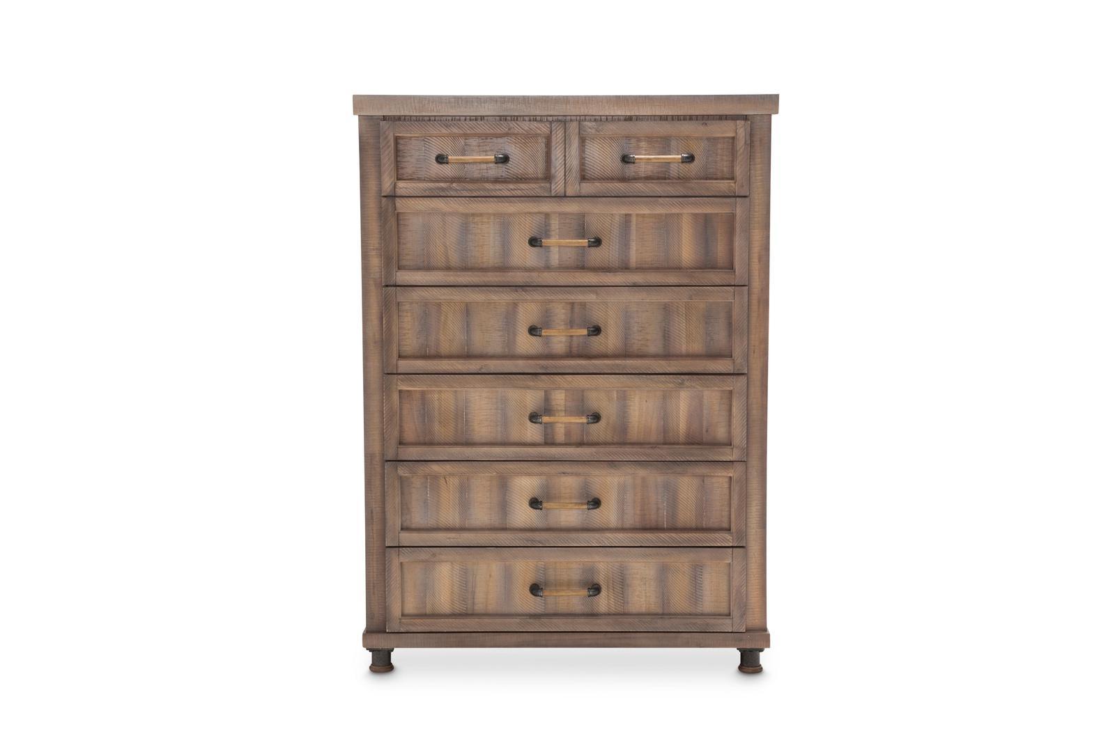 Crossings 6 Drawer Chest in Reclaimed Barn - Luxury Home Furniture (MI)