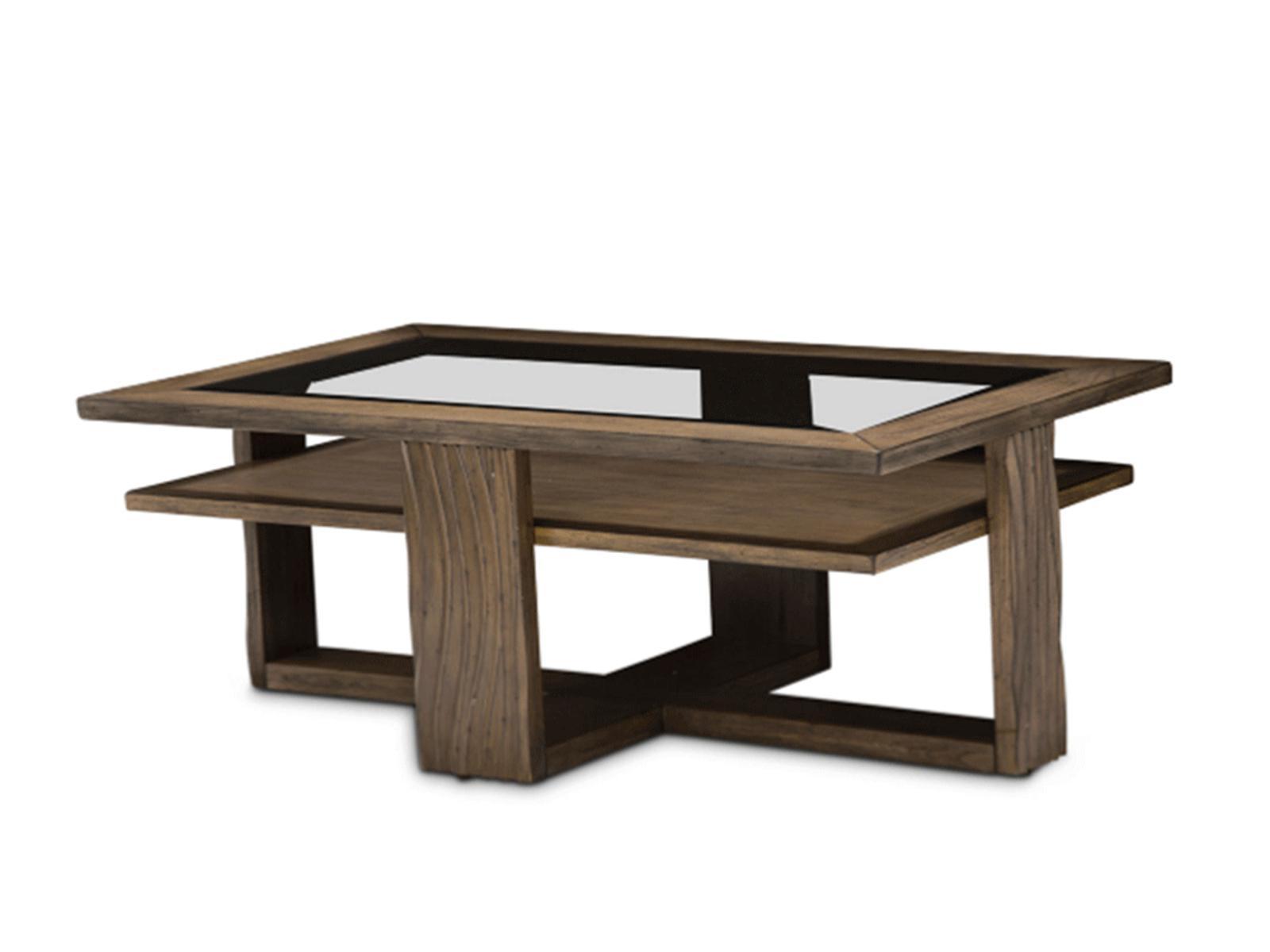 Del Mar Sound Rectangular Cocktail Table in Boardwalk - Luxury Home Furniture (MI)