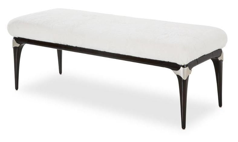 Paris Chic Bed Bench in Espresso - Luxury Home Furniture (MI)