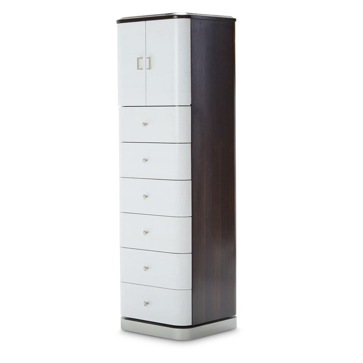 Paris Chic Lingerie Chest in Espresso - Luxury Home Furniture (MI)
