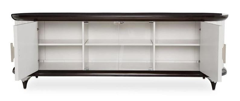 Paris Chic Media Cabinet in Espresso - Luxury Home Furniture (MI)