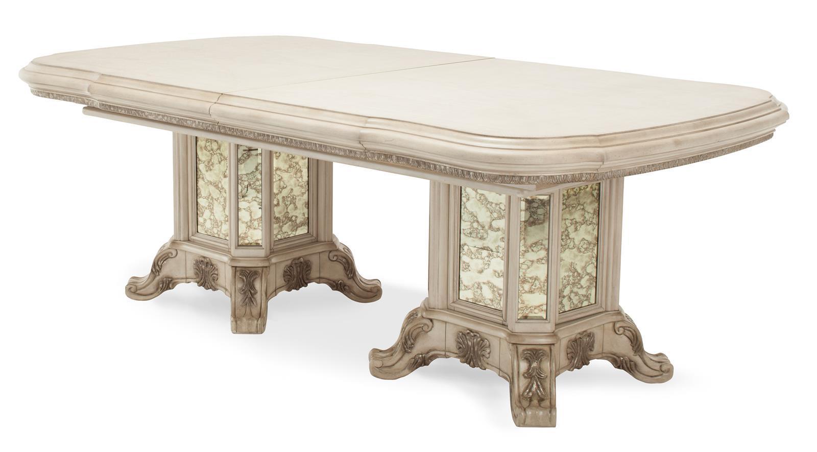 Platine de Royale Rectangular Wood Dining Table in Champagne 09002-201