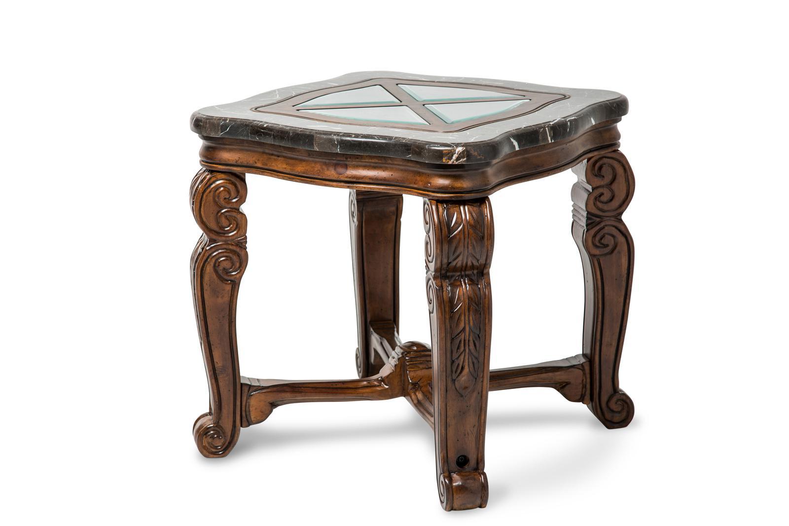 Tuscano Melange End Table in Melange - Luxury Home Furniture (MI)