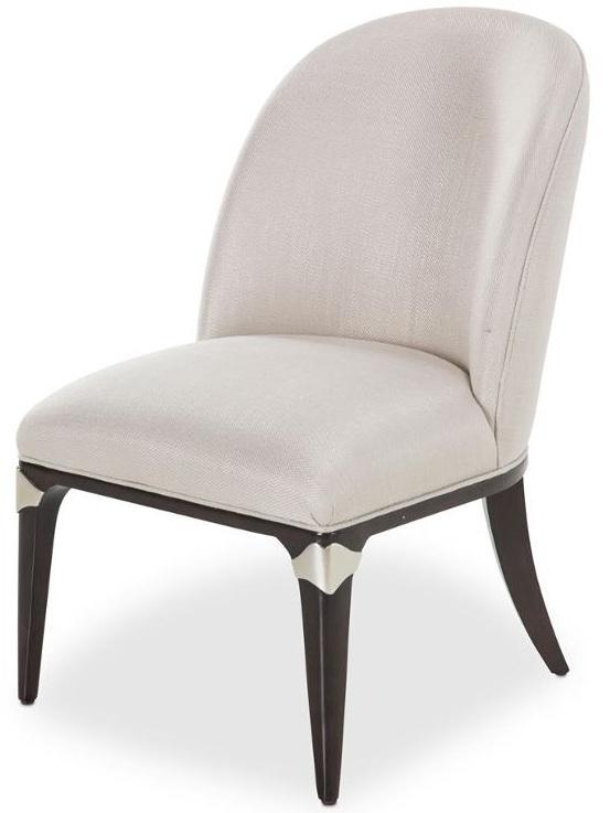 Paris Chic Vanity Desk Chair in Espresso - Luxury Home Furniture (MI)