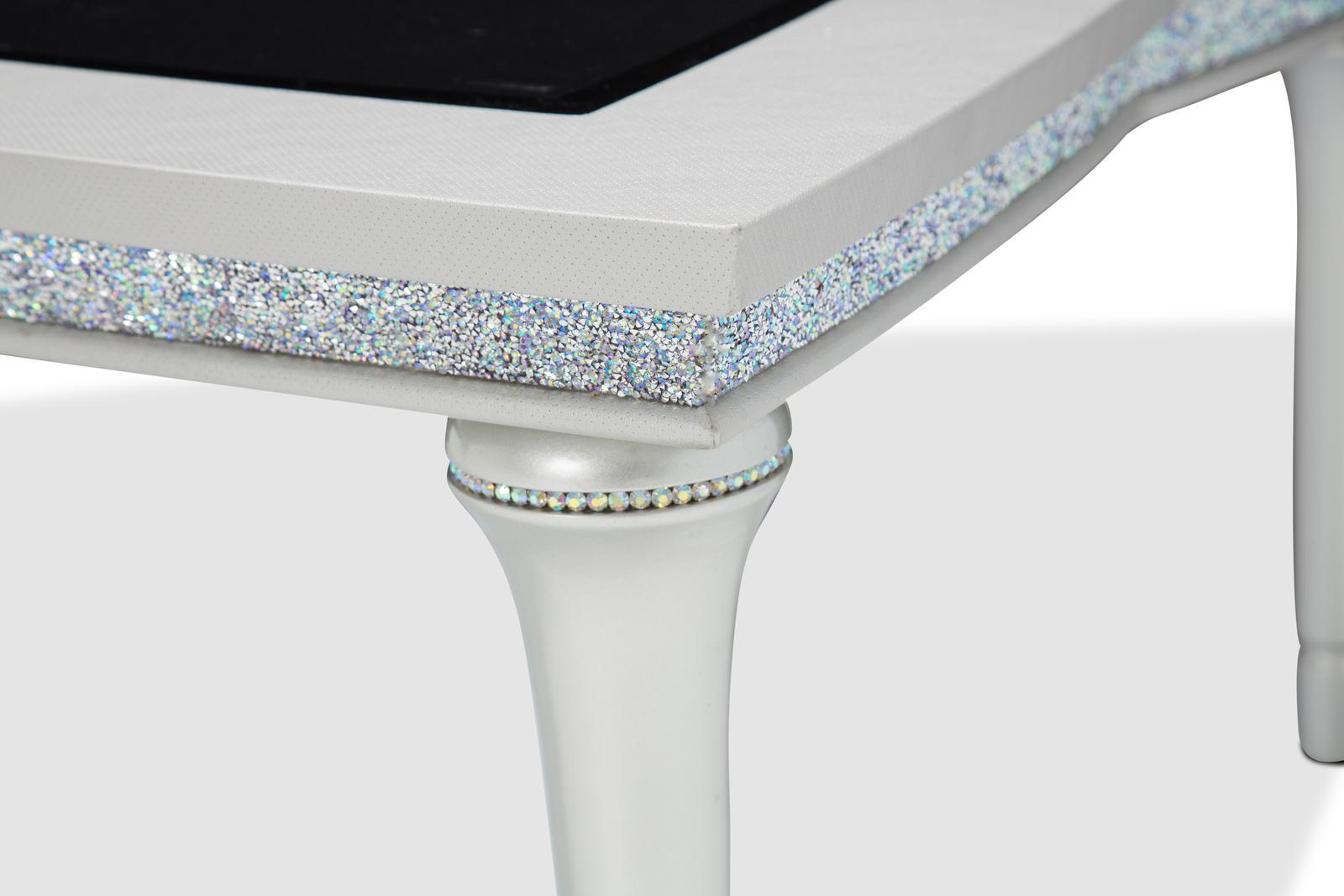 Melrose Plaza Console Table in Dove - Luxury Home Furniture (MI)
