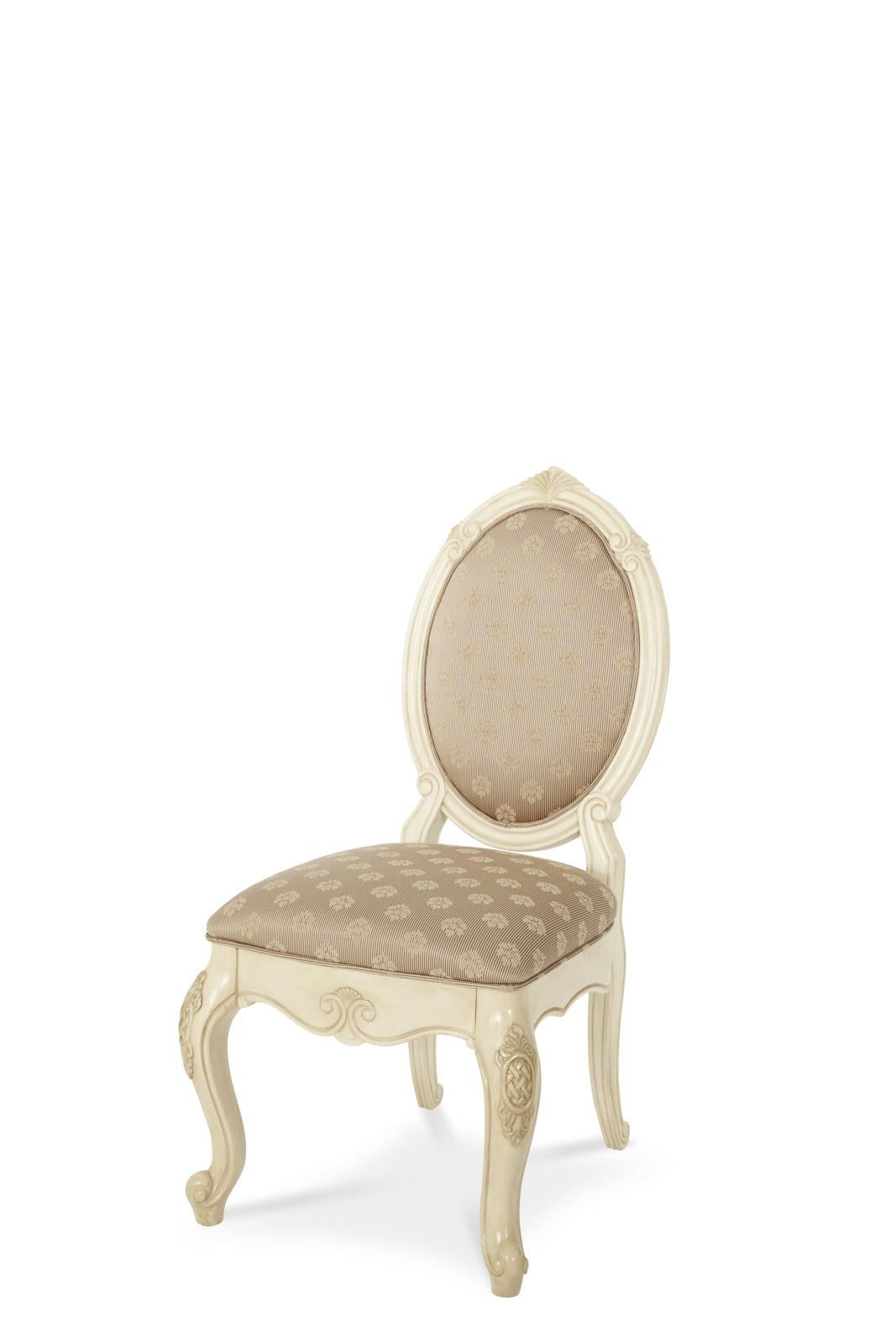Lavelle Upholstered Side Chair in Blanc (Set of 2) - Luxury Home Furniture (MI)