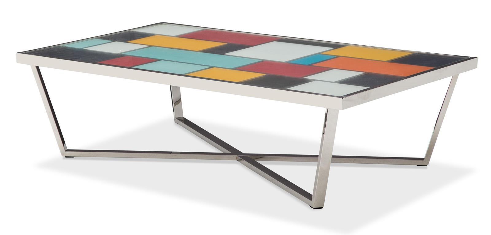Freestanding Kube Rectangular Cocktail Table - Luxury Home Furniture (MI)