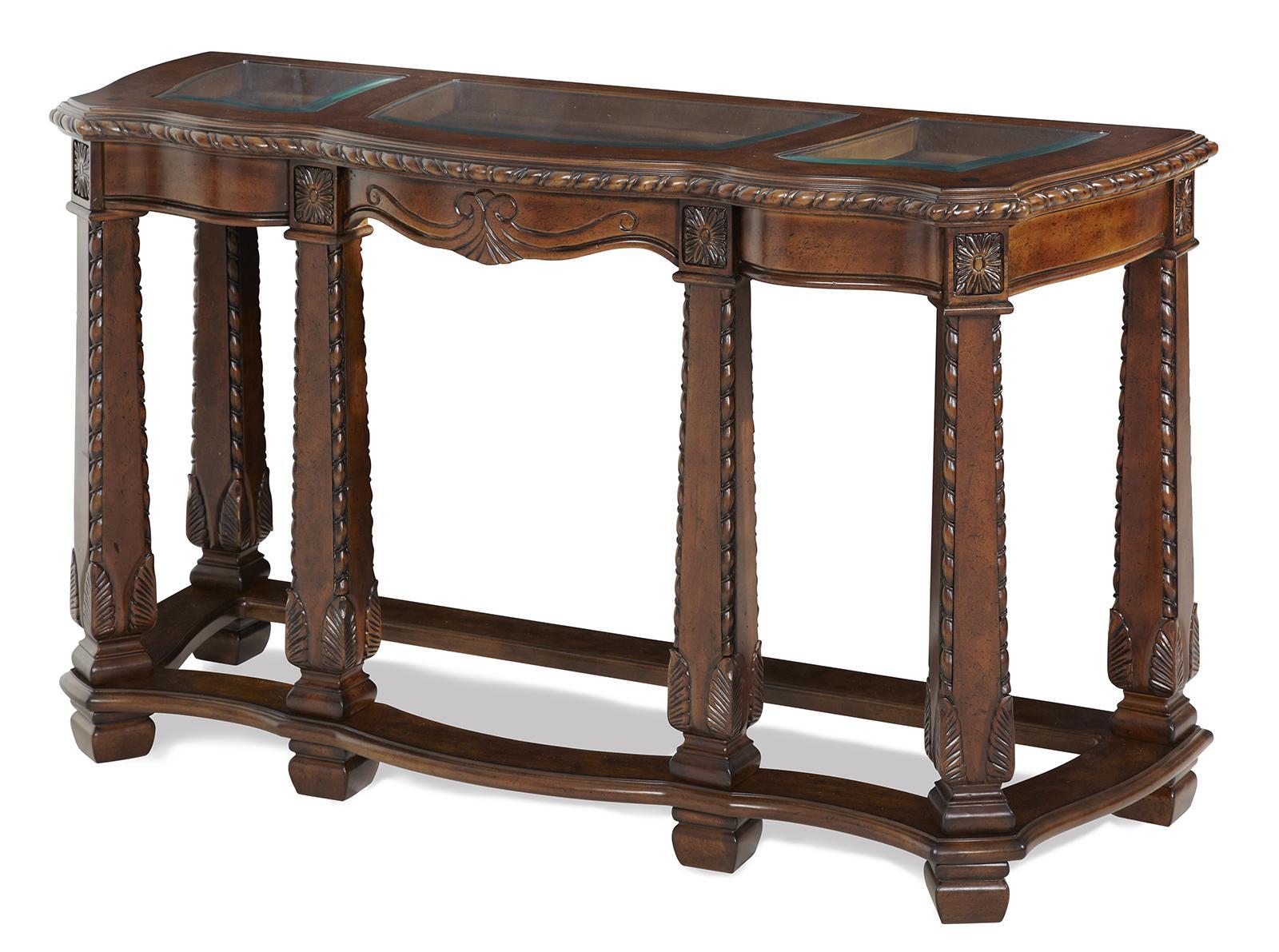 Windsor Court Sofa Table in Vintage Fruitwood - Luxury Home Furniture (MI)