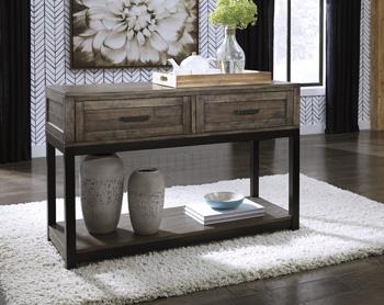 Johurst Sofa/Console Table - Luxury Home Furniture (MI)