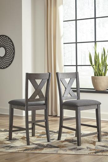 Caitbrook Counter Height Upholstered Bar Stool - Luxury Home Furniture (MI)