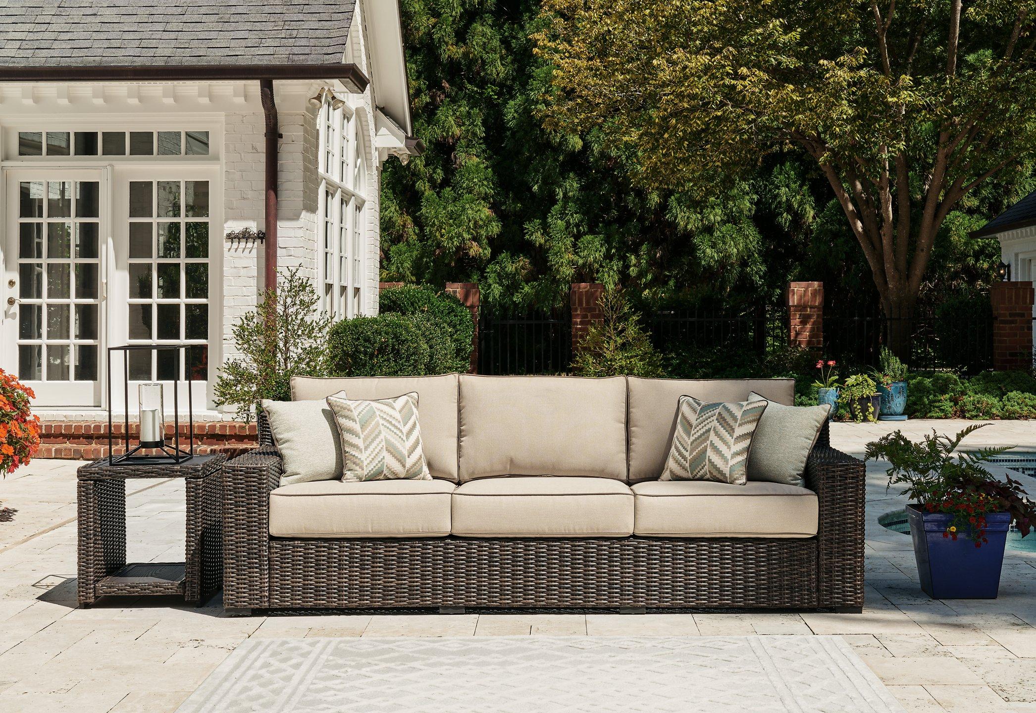 Coastline Bay Outdoor Sofa with Cushion - Luxury Home Furniture (MI)