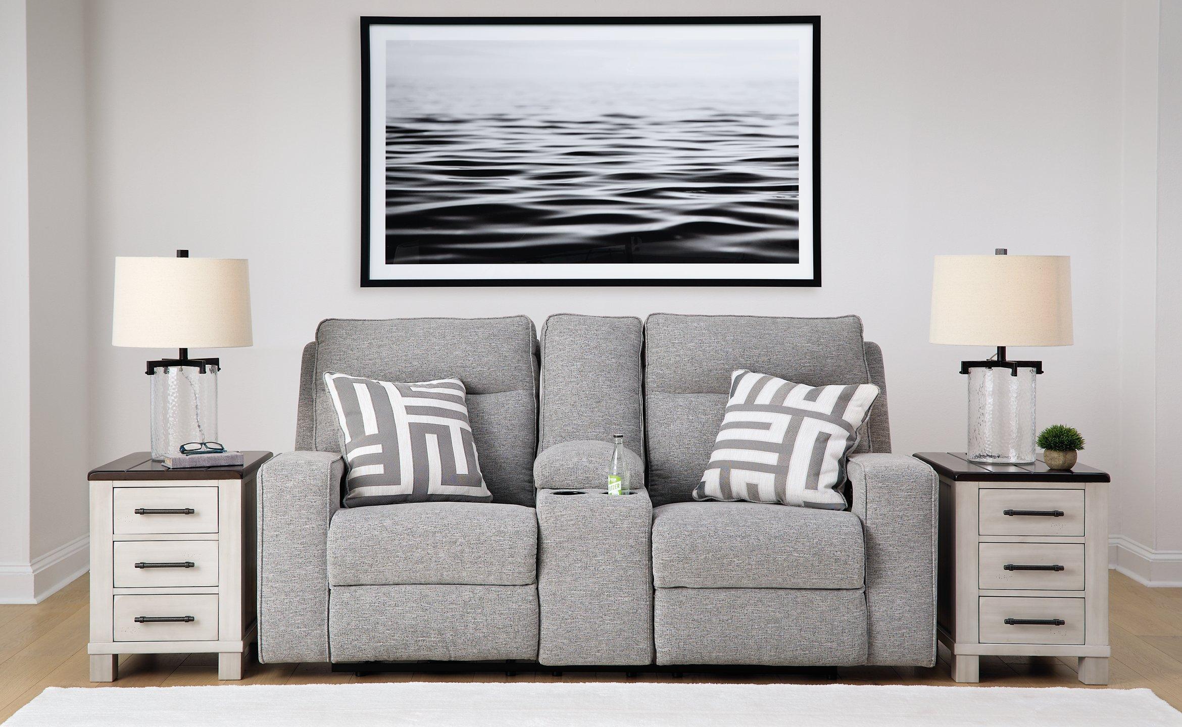 Biscoe Power Reclining Loveseat - Luxury Home Furniture (MI)