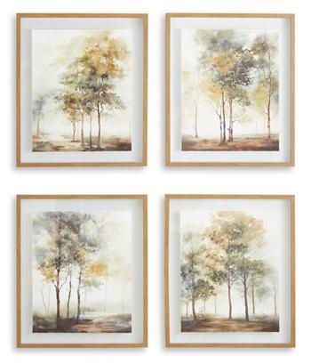 Bryneford Wall Art (Set of 4) - Luxury Home Furniture (MI)