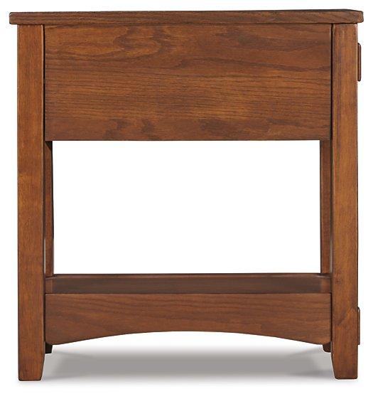 Breegin Chairside End Table - Luxury Home Furniture (MI)