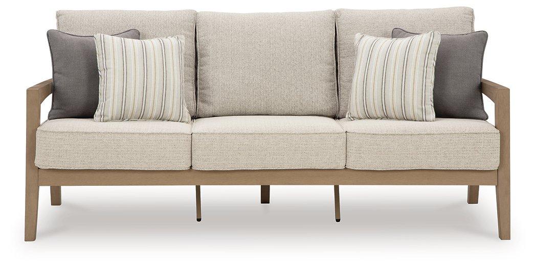Hallow Creek Outdoor Sofa with Cushion - Luxury Home Furniture (MI)