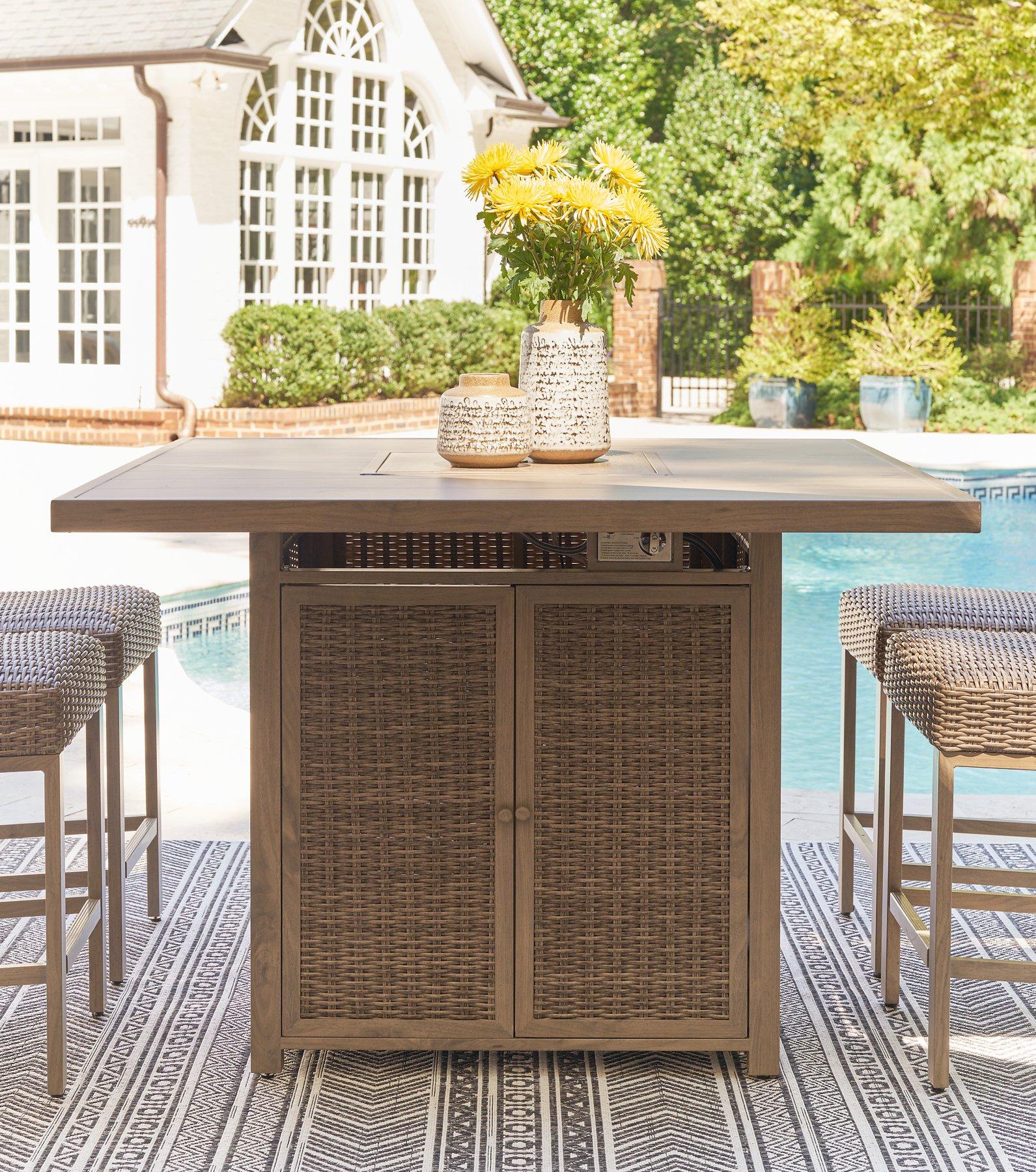 Walton Bridge Outdoor Bar Set - Luxury Home Furniture (MI)
