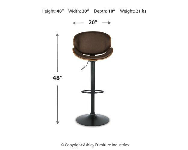 Bellatier Adjustable Height Bar Stool - Luxury Home Furniture (MI)