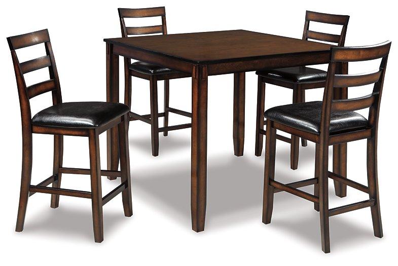 Coviar Counter Height Dining Table and Bar Stools (Set of 5) - Luxury Home Furniture (MI)