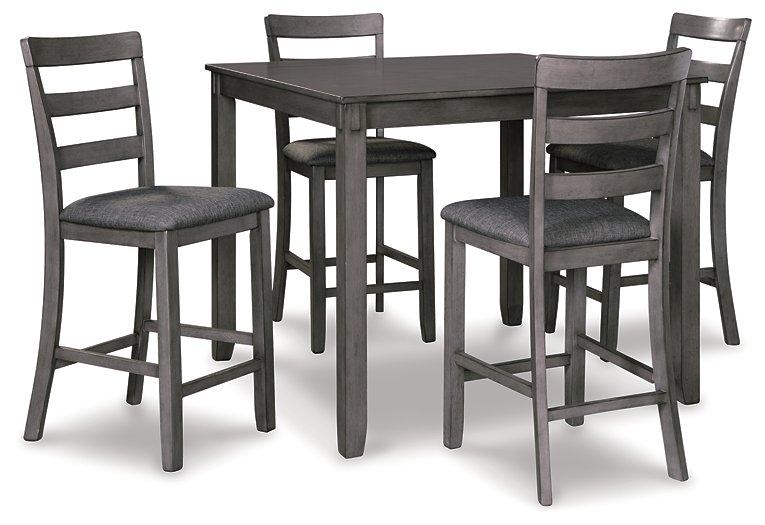 Bridson Counter Height Dining Table and Bar Stools (Set of 5) - Luxury Home Furniture (MI)