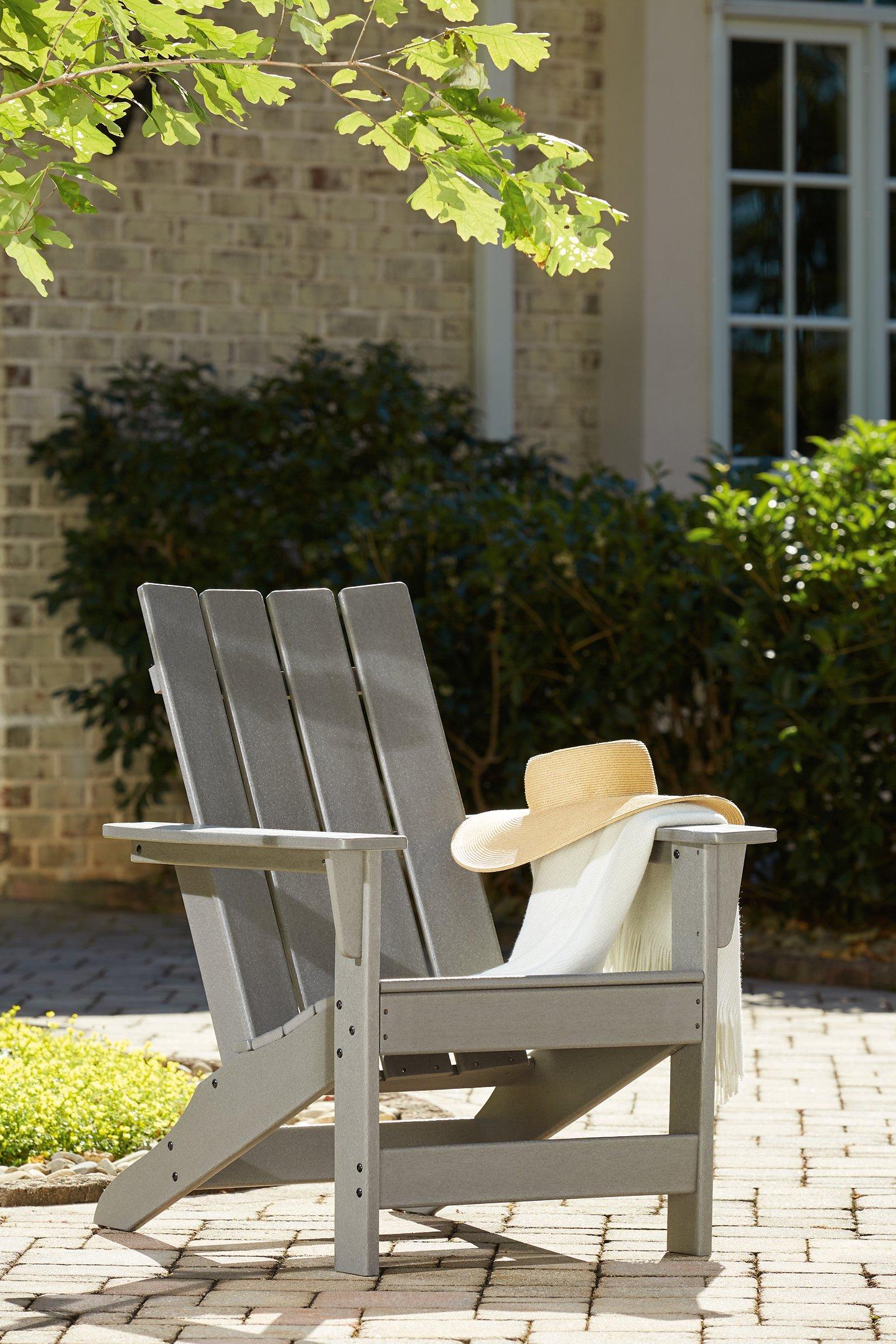 Visola Outdoor Adirondack Chair Set with End Table - Luxury Home Furniture (MI)