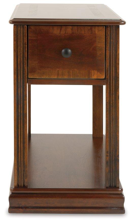 Breegin Chairside End Table - Luxury Home Furniture (MI)