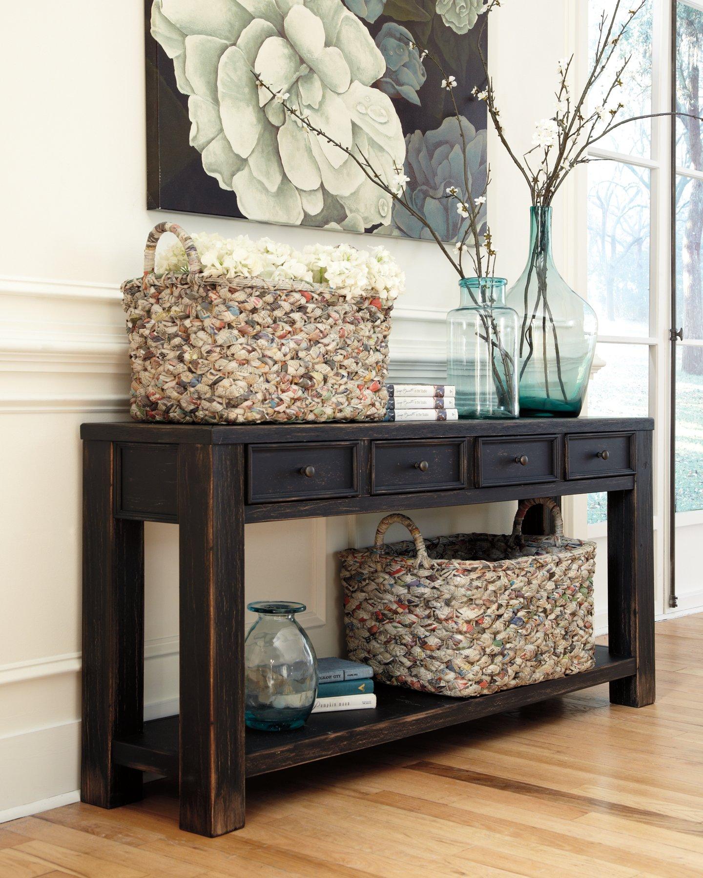 Gavelston Sofa/Console Table - Luxury Home Furniture (MI)