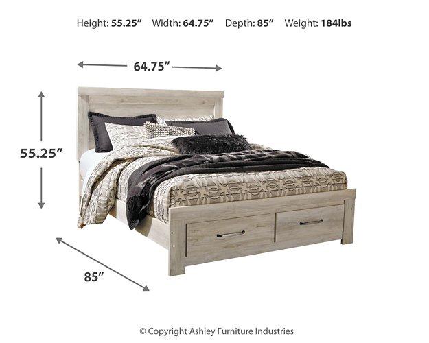 Bellaby Bed with 2 Storage Drawers - Luxury Home Furniture (MI)