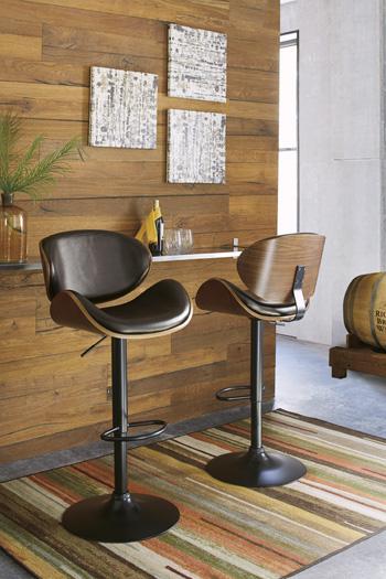 Bellatier Adjustable Height Bar Stool - Luxury Home Furniture (MI)