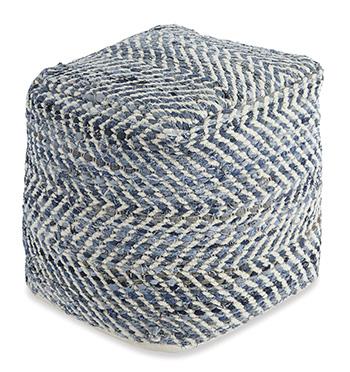 Chevron Pouf - Luxury Home Furniture (MI)