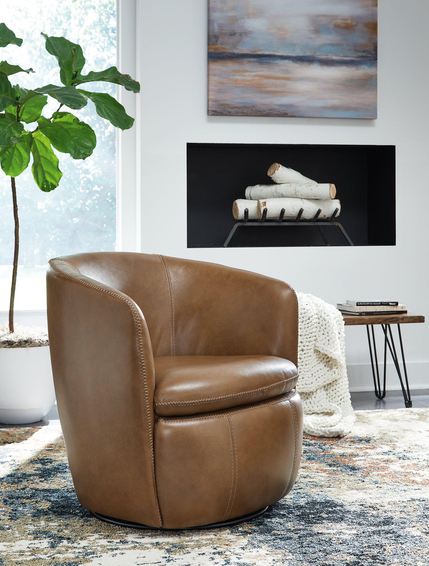 Kierreys Swivel Accent Chair - Luxury Home Furniture (MI)